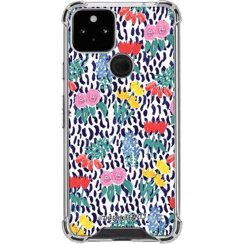 Bouffants and Broken Hearts Bouquets Print Google Pixel 5 Clear Case